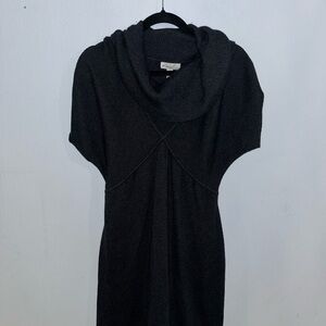 Kim Rogers Charcoal Cowl Neck Midi Dress